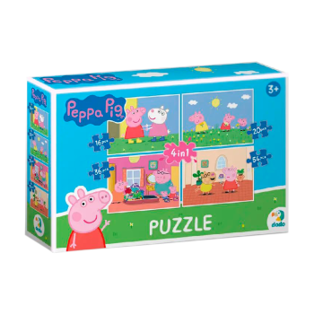 Puzzle 4w1 Świnka Peppa 200343
